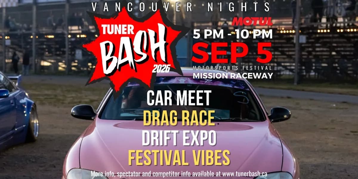 TUNERBASH Vancouver Nights event poster