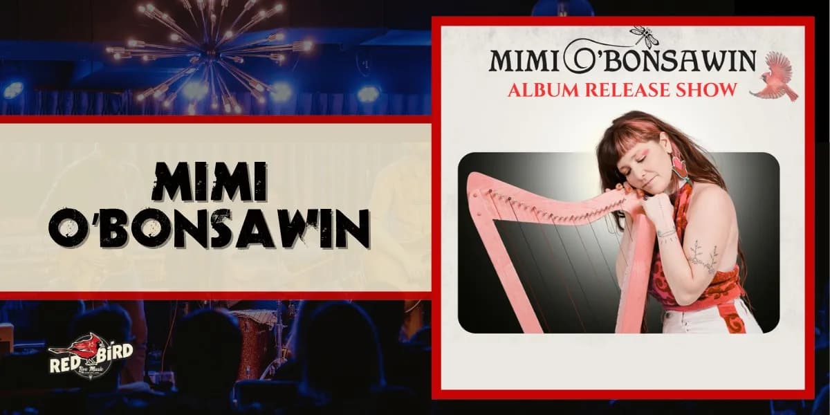 Mimi O'Bonsawin event poster