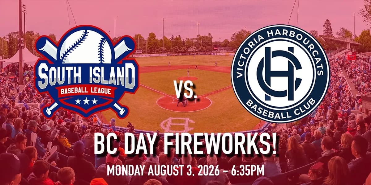 SIBL ALL-STARS vs. Victoria HarbourCats - BC DAY FIREWORKS! event poster