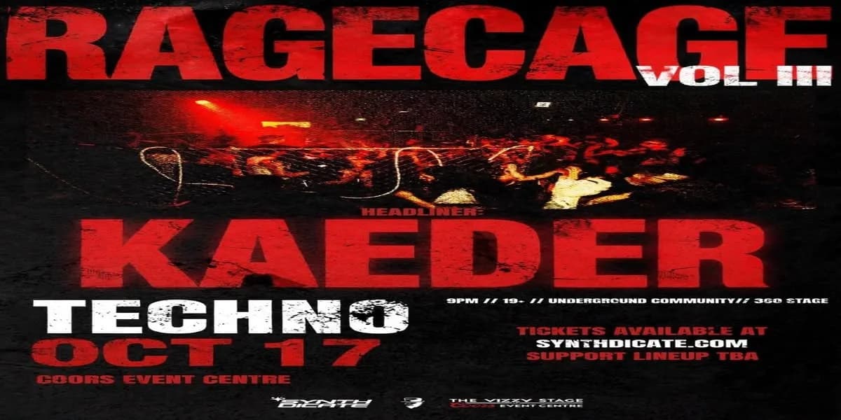 RAGECAGE VOL. III | 19+ event poster