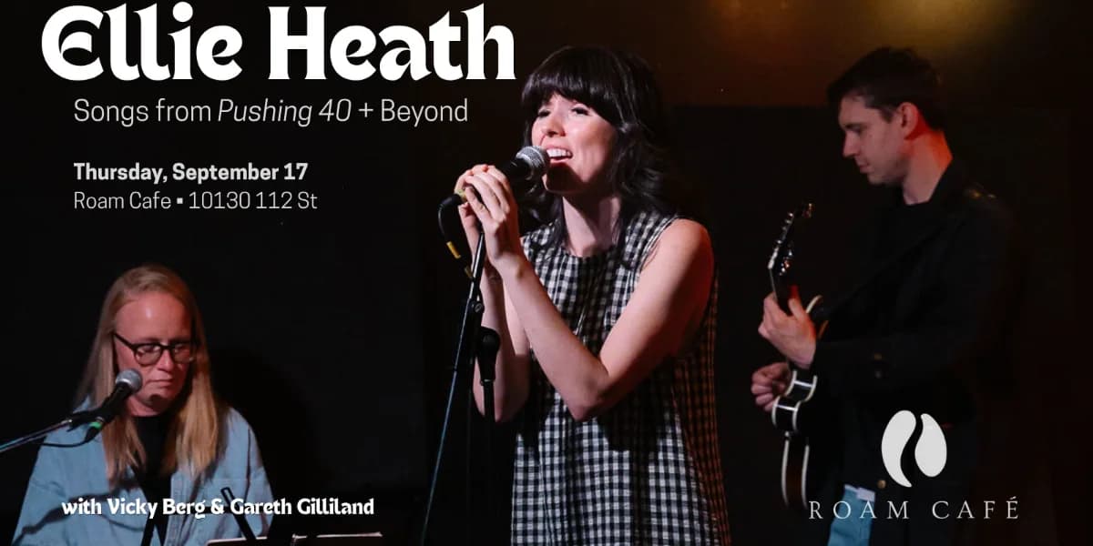 Ellie Heath - Live at Roam event poster