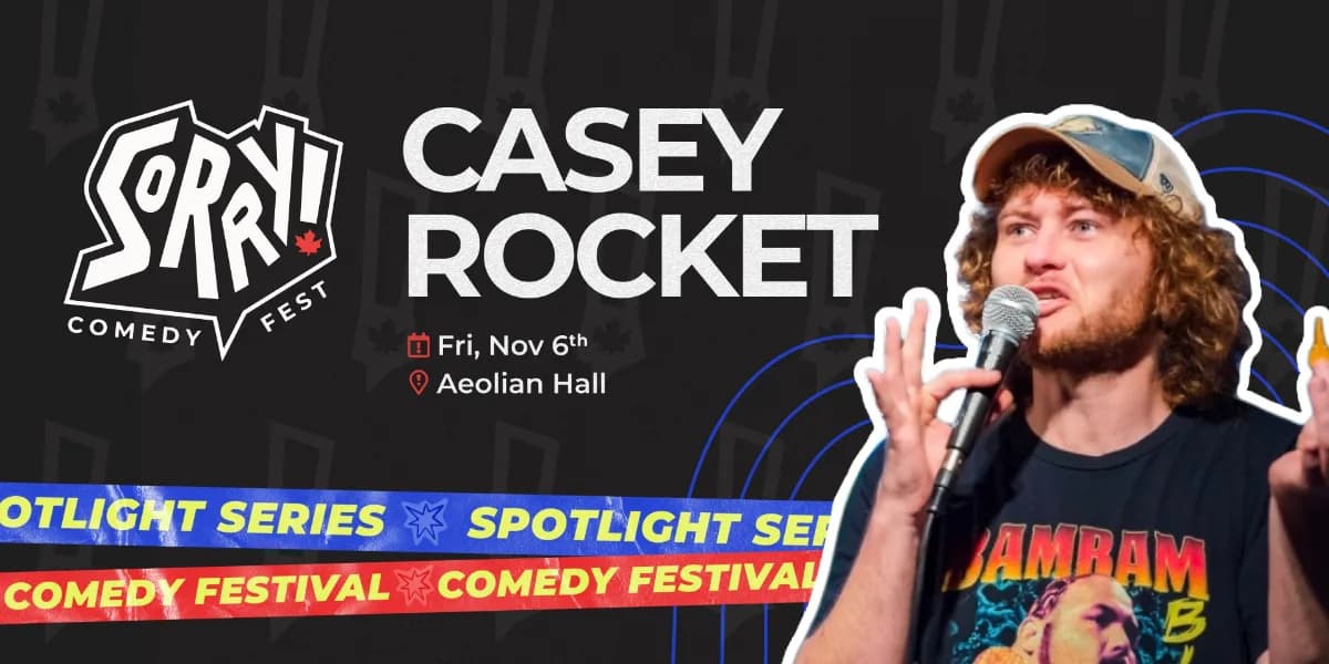 Casey Rocket event poster