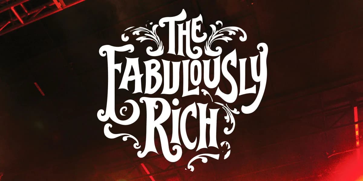 THE FABULOUSLY RICH event poster