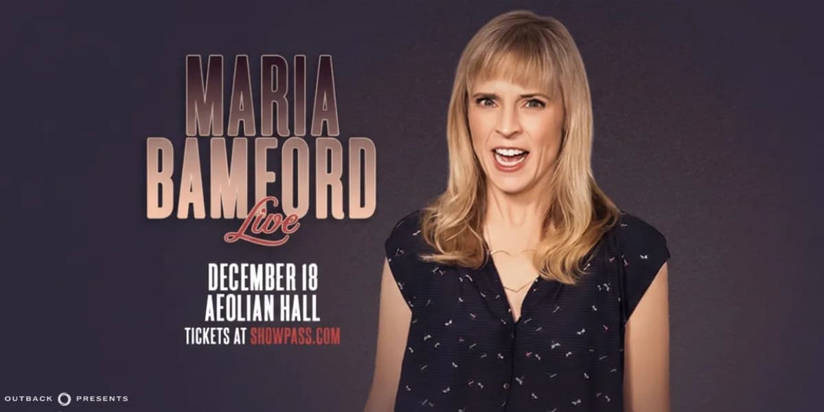 Outback Presents Maria Bamford (18+) event poster