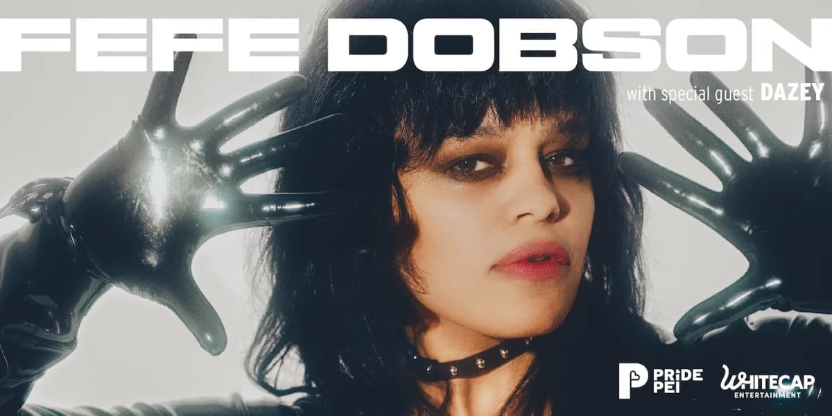 Fefe Dobson Live in Charlottetown event poster