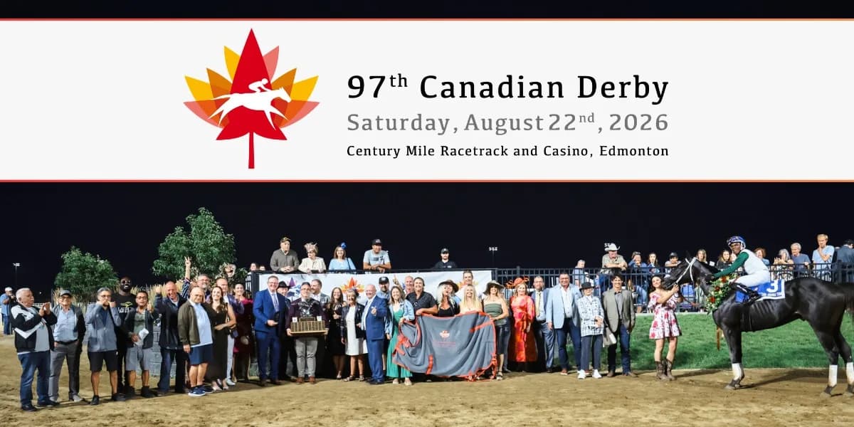97th Running of the Canadian Derby event poster
