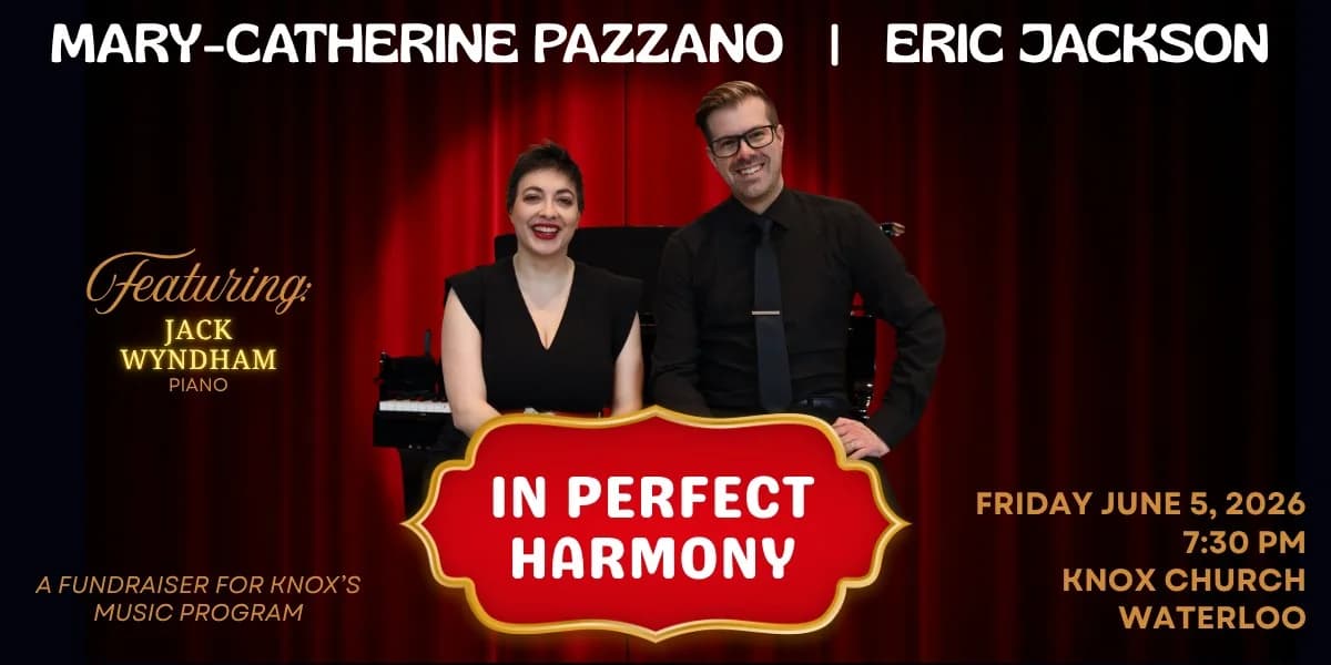Mary-Catherine Pazzano & Eric Jackson: In Perfect Harmony event poster