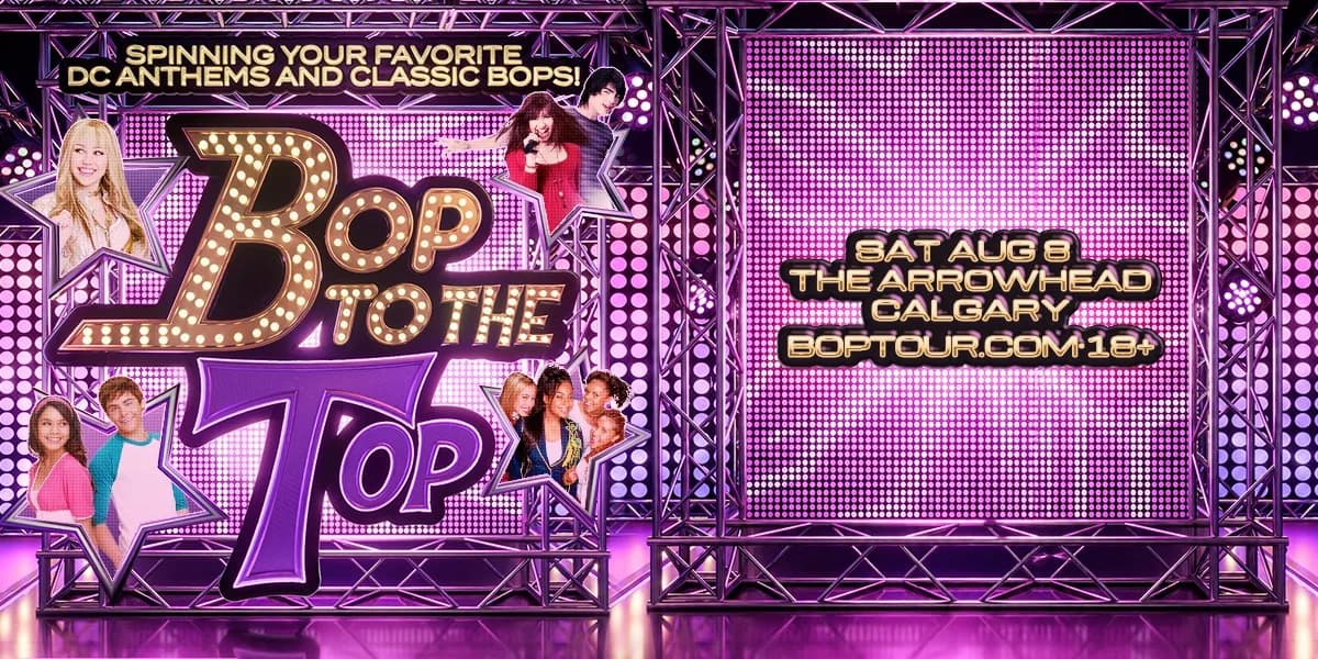 BOP TO THE TOP TOUR - Calgary event poster