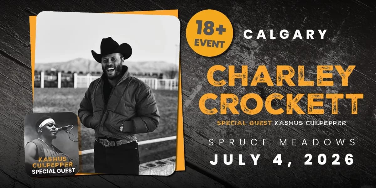 Charley Crockett with special guest Kashus Culpepper event poster