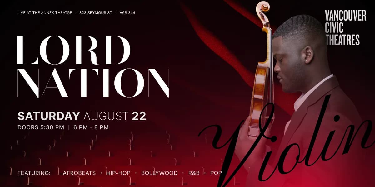 Lordnation: Live at the Annex Theatre event poster