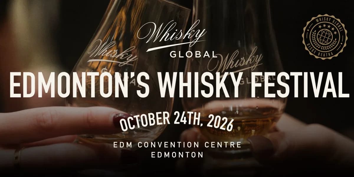 Whisky Global Edmonton event poster