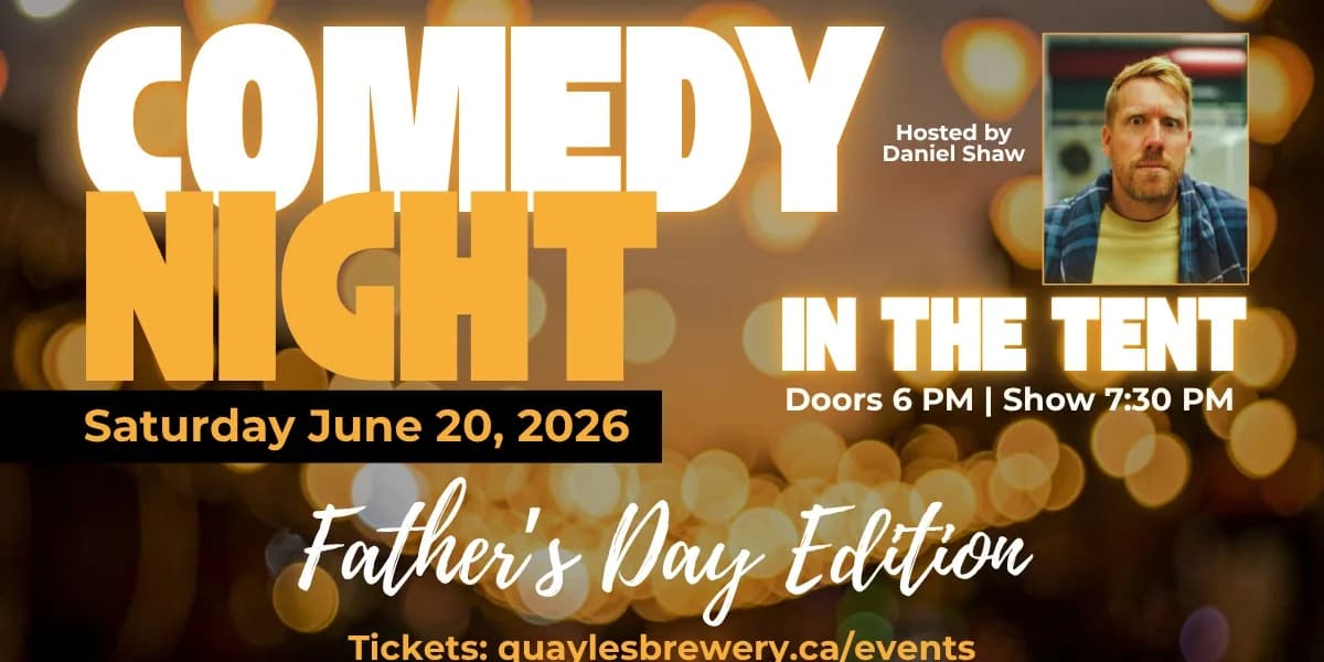 Comedy Night under the Big Tent - Father's Day Theme - Saturday, June 20, 2026 event poster
