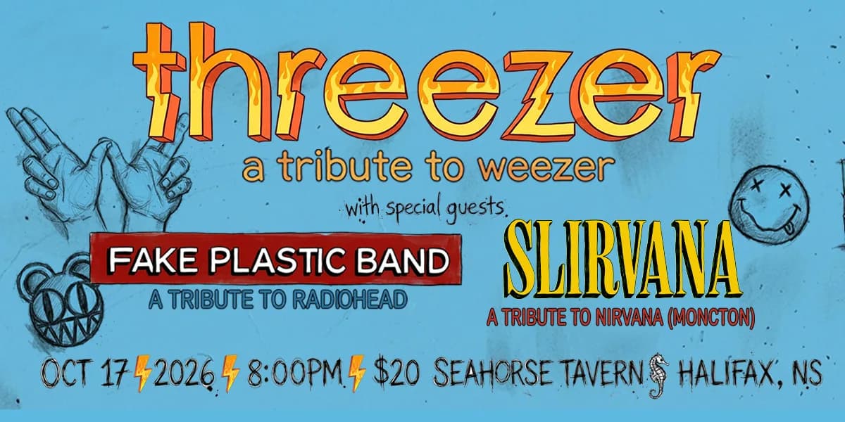 THREEZER: A TRIBUTE TO WEEZER event poster