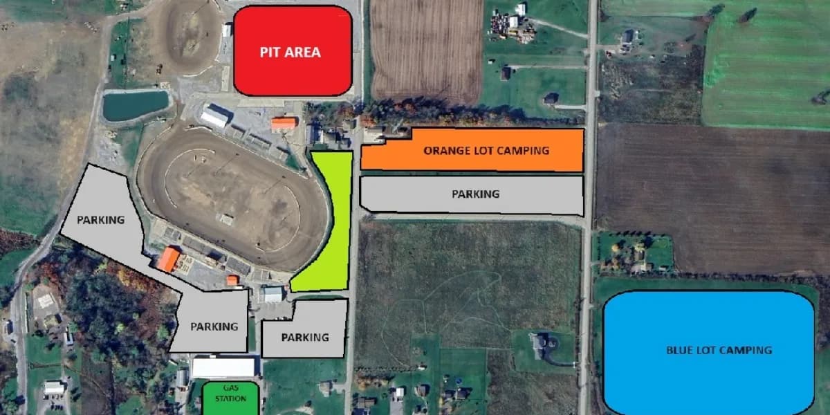 Camping - World of Outlaws - Blue Lot event poster