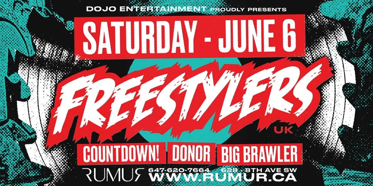 Freestylers Sat. June 6 @ Rumur event poster