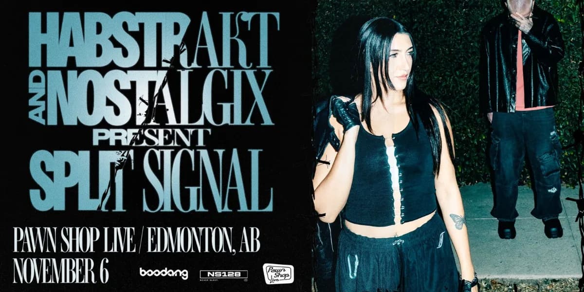 Habstrakt + Nostalgix event poster