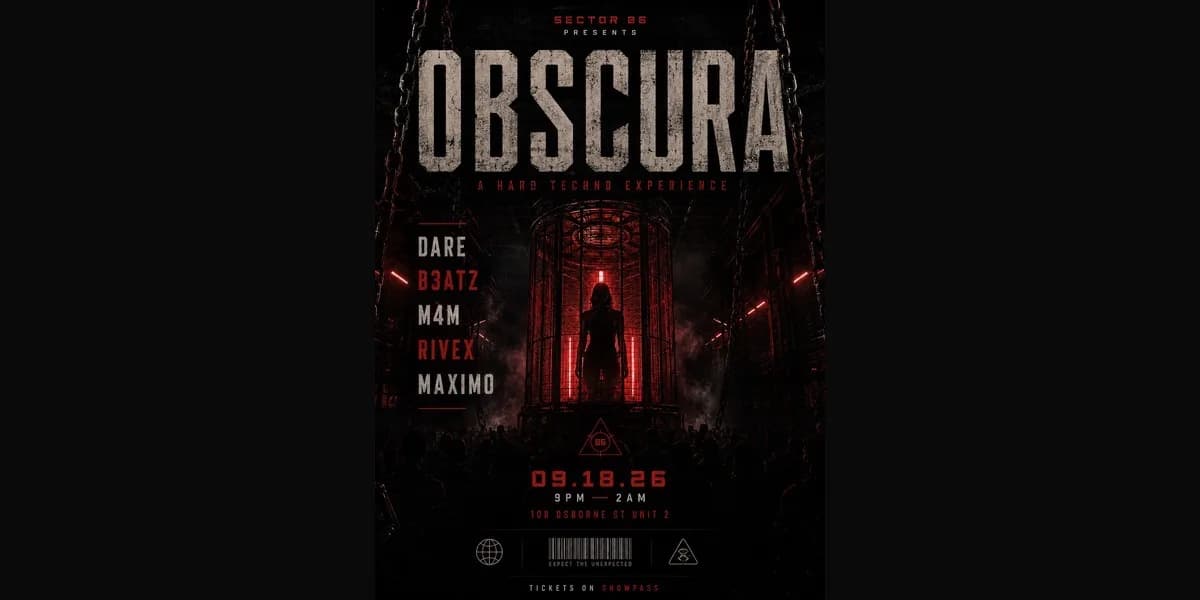 OBSCURA event poster