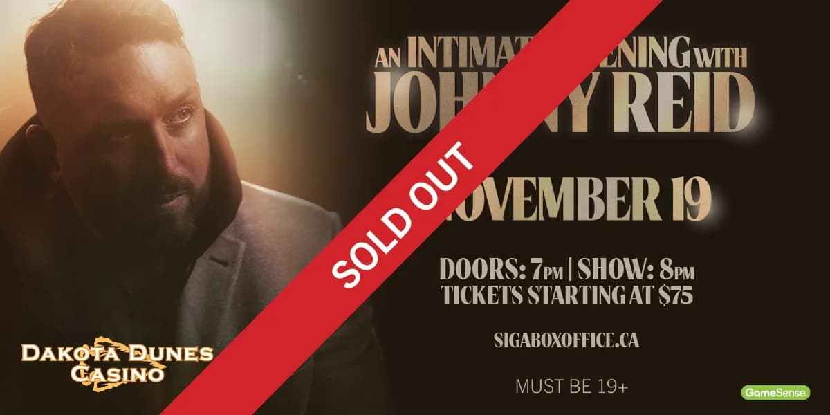 Johnny Reid event poster
