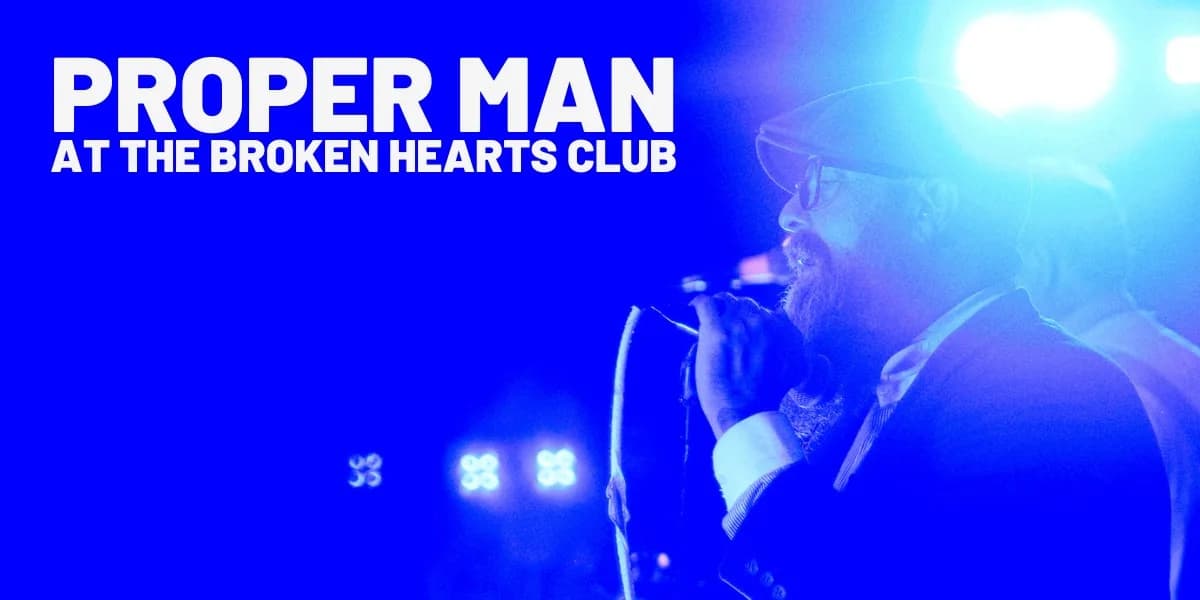 Proper Man event poster