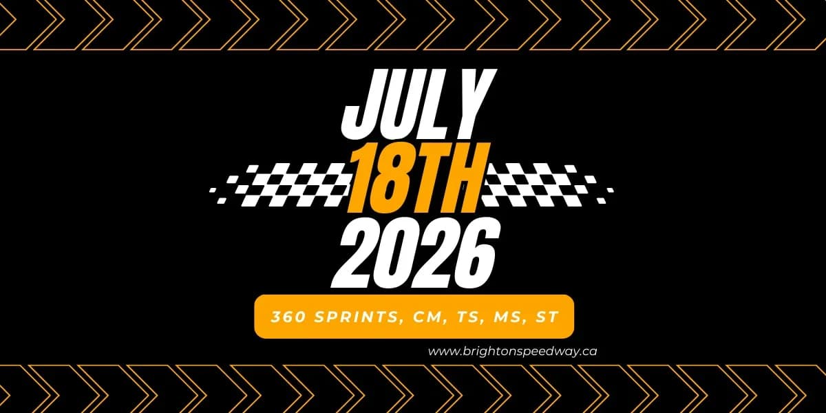 RACE 12- July 18 event poster