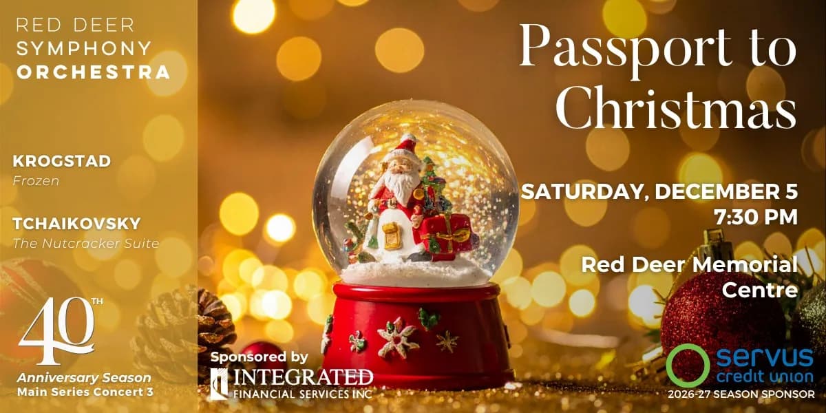 Passport to Christmas event poster