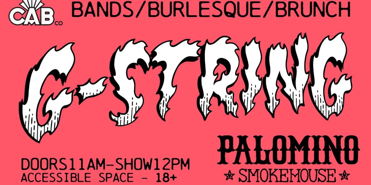 G-String Brunch event poster