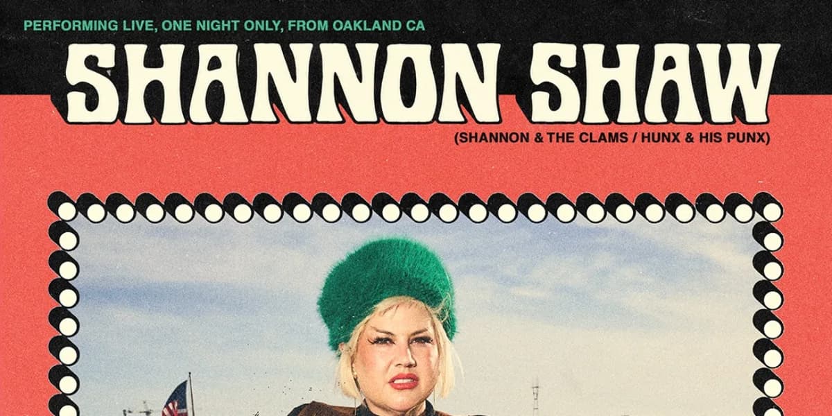Shannon Shaw with guests Radiation Flowers and Amy Nelson event poster