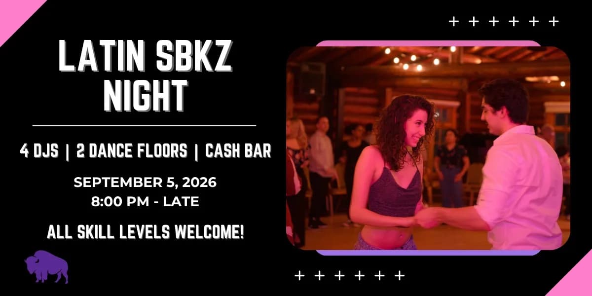 Latin SBKZ Dance Night event poster