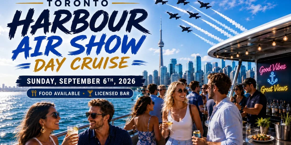 Toronto Harbour Air Show Day Cruise Party 2026 | Food Available event poster