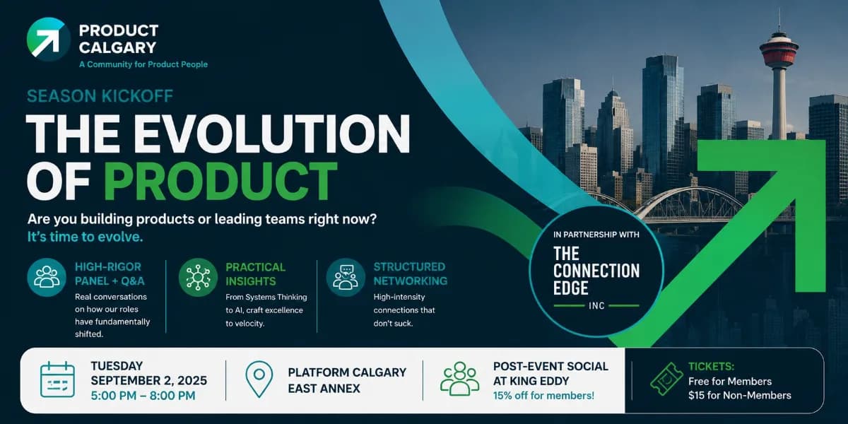 The Evolution of Product event poster