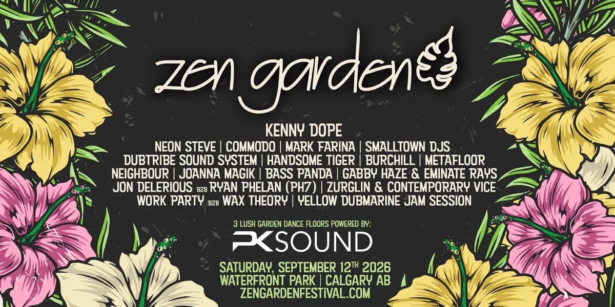 Zen Garden 2026 event poster