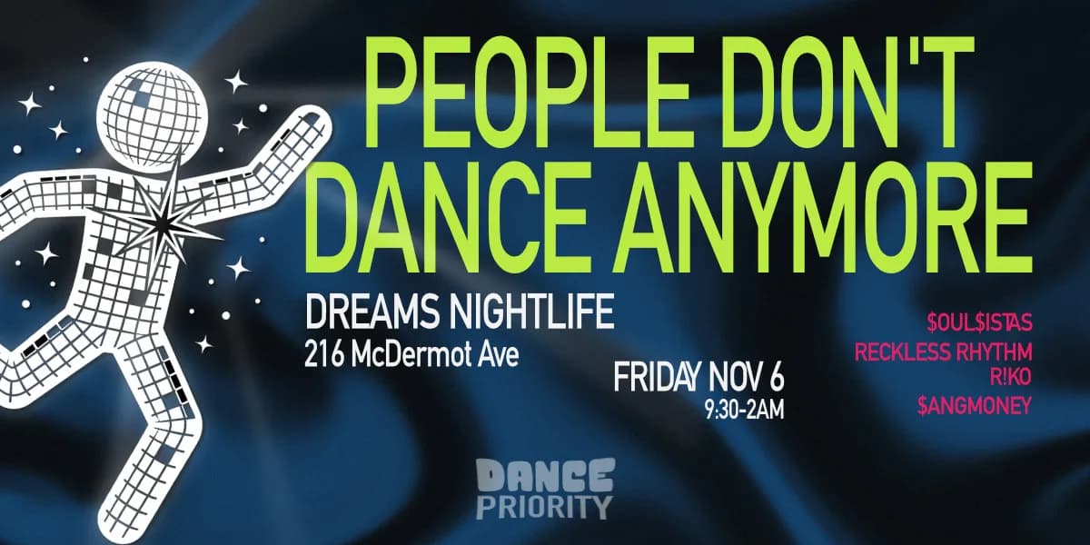 DANCE PRIORITY event poster