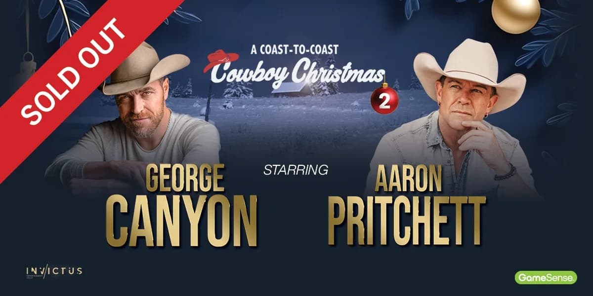 George Canyon and Aaron Pritchett event poster