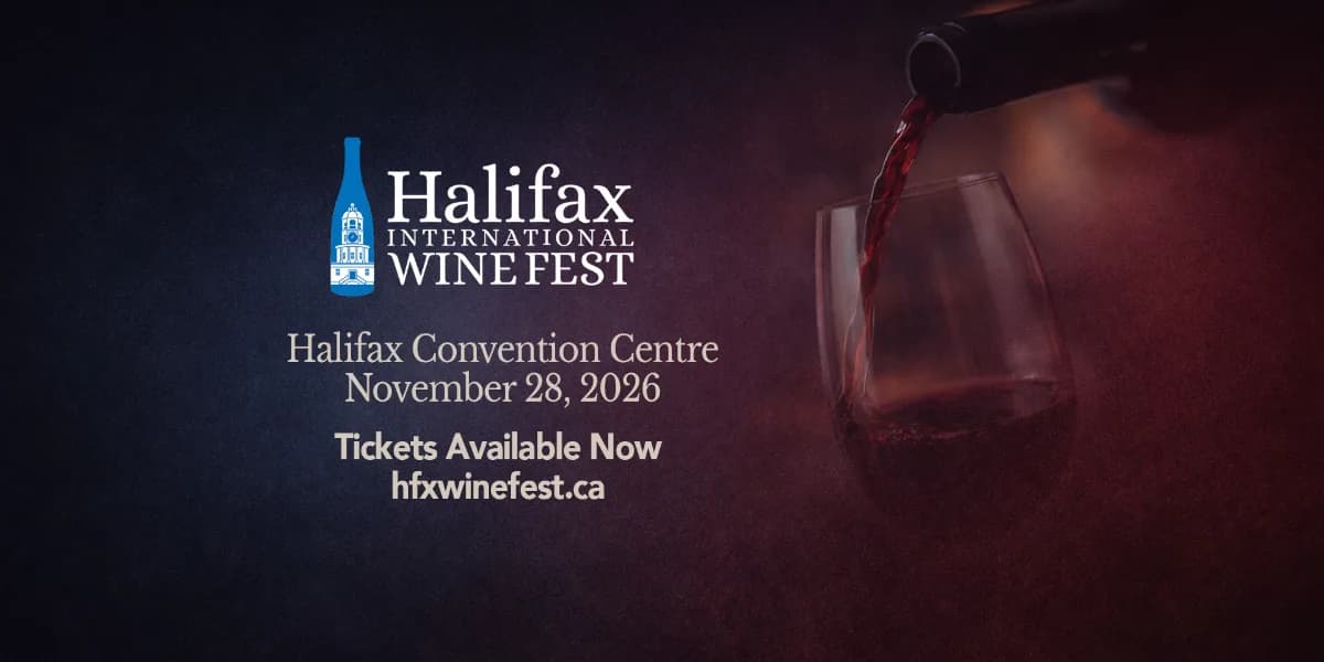 2026 Halifax International Wine Fest event poster