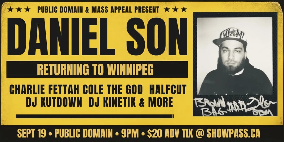 Daniel Son - W/ Special Guests event poster