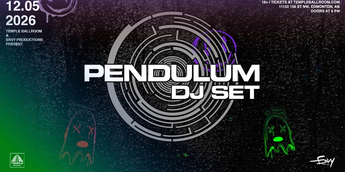 TEMPLE BALLROOM & ENVY EVENTS PRESENTS: PENDULUM (DJ SET) event poster
