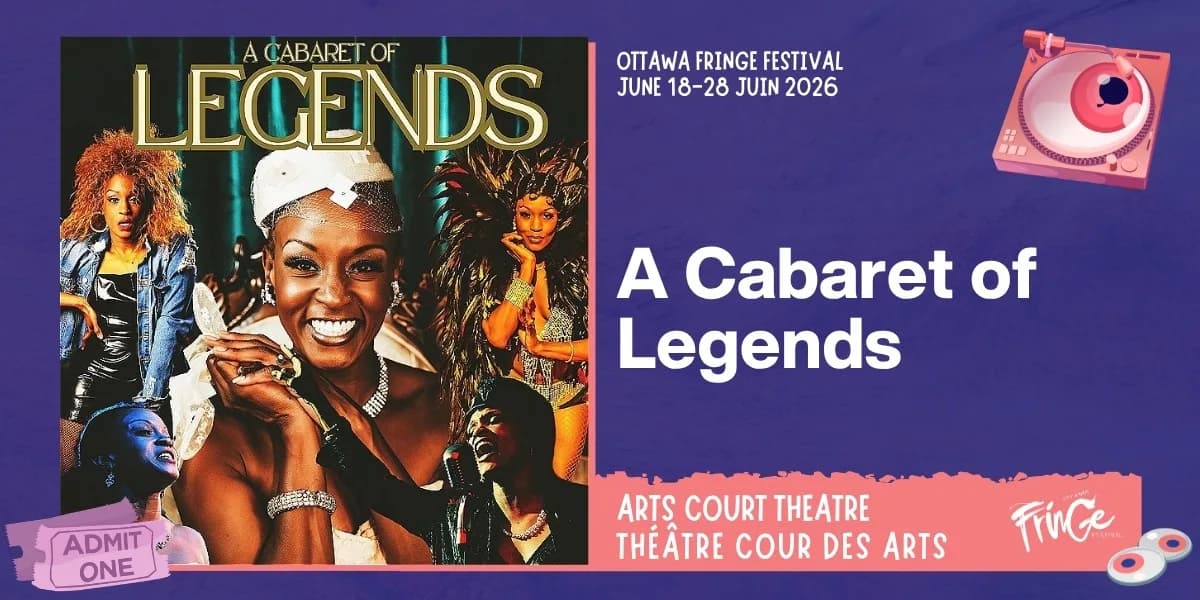 A Cabaret of Legends event poster