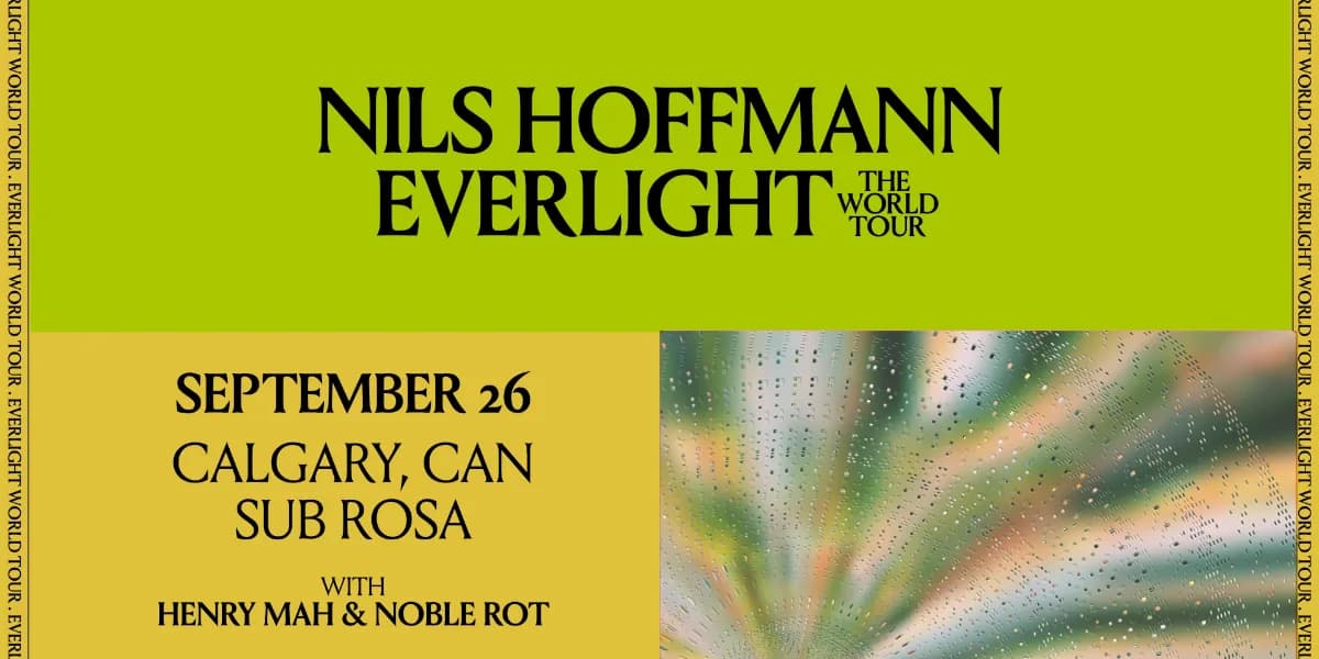 NILS HOFFMANN • 09.26.26 event poster