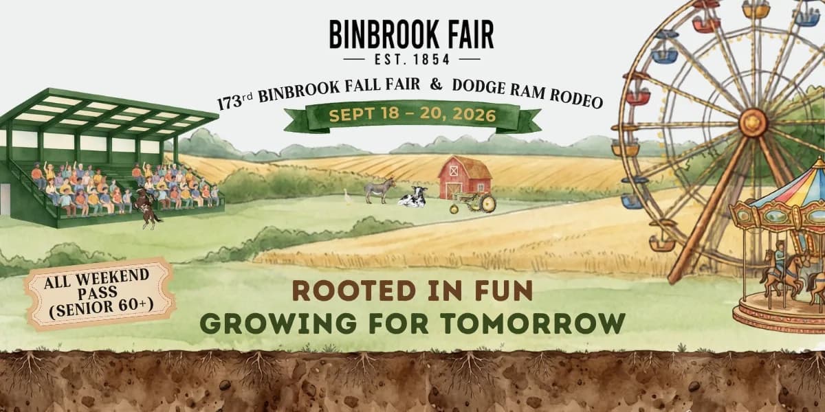 SENIOR (60+ ONLY) ALL WEEKEND PASS - Binbrook Fair & Dodge RAM Rodeo 2026 event poster