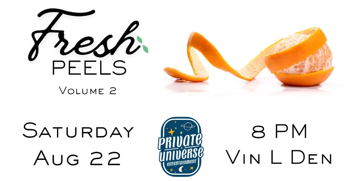 Fresh Peels event poster