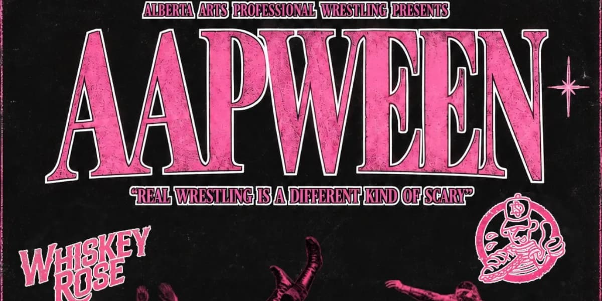 AAPWEEN Halloween Wrestling event poster