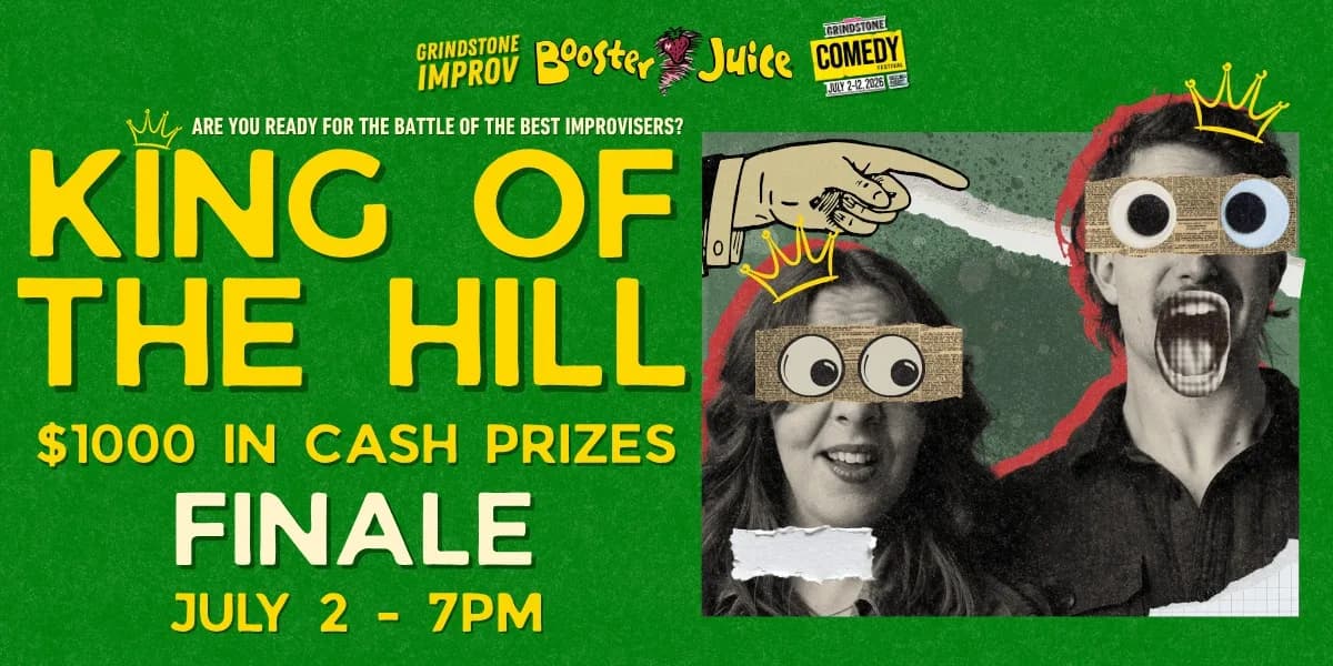 Finals: King of the Hill Improv Competition event poster