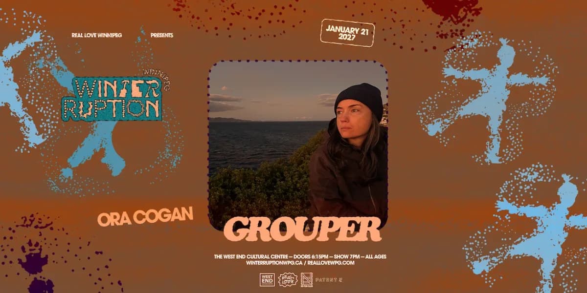 WTRPTN27 ❄︎ Grouper with Ora Cogan event poster