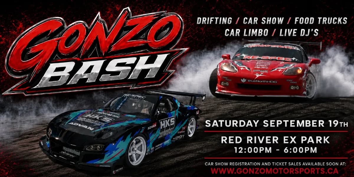 Gonzo Bash event poster