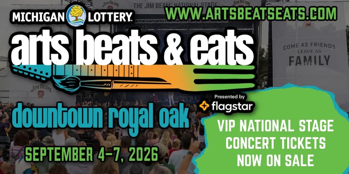2026 Arts, Beats & Eats event poster