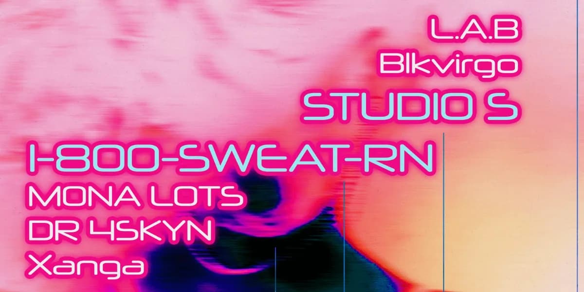 1800-SWEAT-RN x Studio S event poster