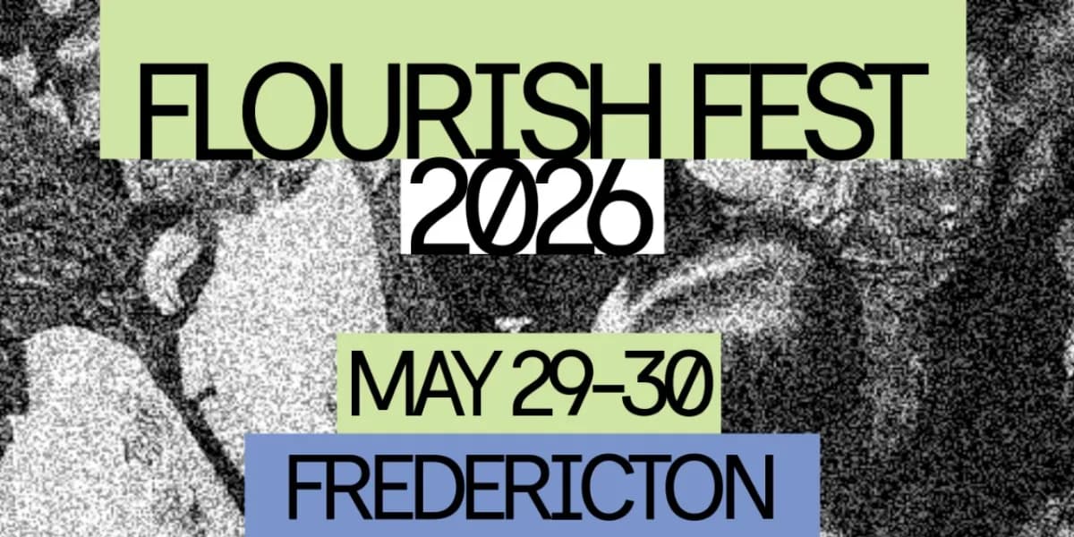 FLOURISH FRIDAY event poster