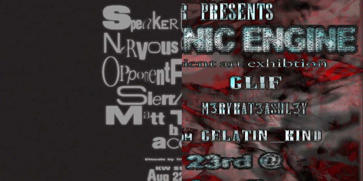 Weekend Pass - Speaker Music & MORPHOGENIC ENGINE event poster