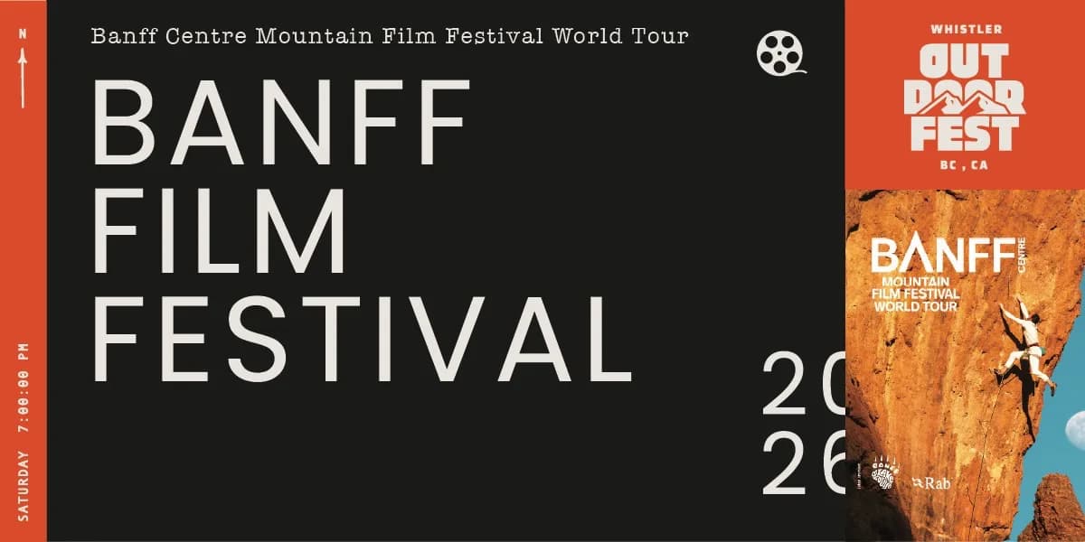 Banff Center Mountain Film Festival World Tour event poster