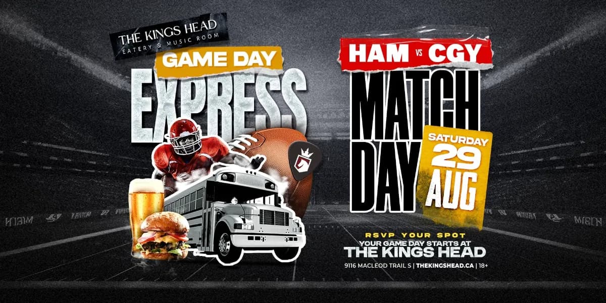 GAME DAY EXPRESS | HAM @ CGY event poster